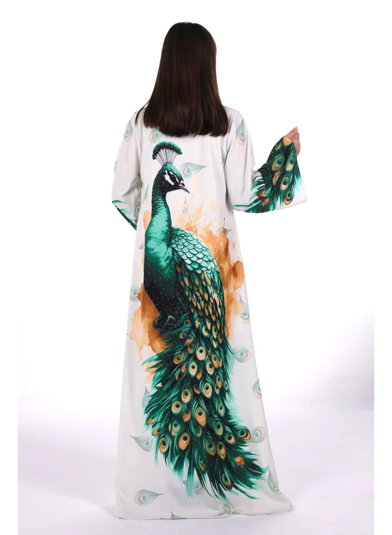 Al Bent Al Sharqieh green women jalabiya , arabian traditional dress for Women | Best Price UAE